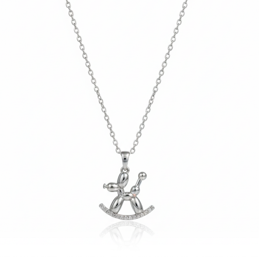 Rocking Horse Charm Necklace