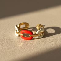 Carmine Winkle Ring