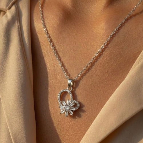 Blooming Heart Necklace