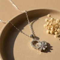 Blooming Heart Necklace