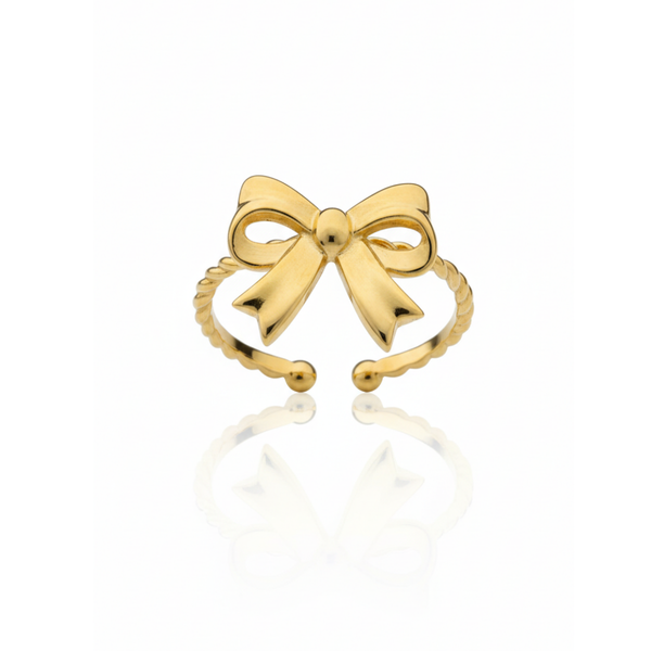 Feminique Bow Ring