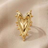Multi-Heart Charm Ring