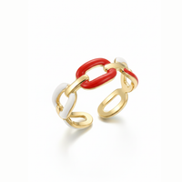 Carmine Winkle Ring