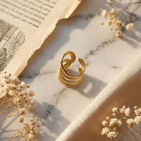 Ripple Stacks Ring