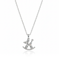 Rocking Horse Charm Necklace