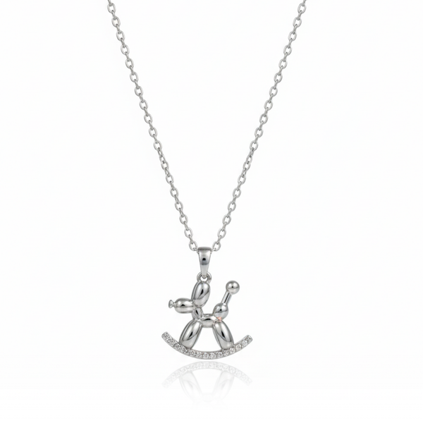Rocking Horse Charm Necklace