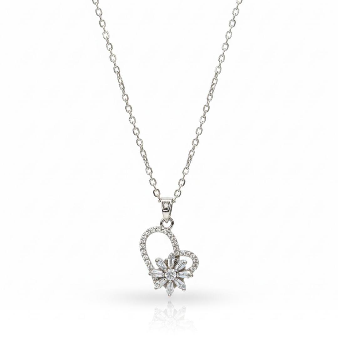Blooming Heart Necklace