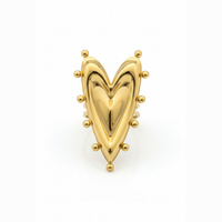 Multi-Heart Charm Ring