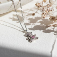 Sweetheart Teddy Bear Necklace