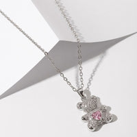 Sweetheart Teddy Bear Necklace