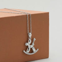 Rocking Horse Charm Necklace