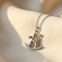 Rocking Horse Charm Necklace