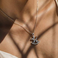 Rocking Horse Charm Necklace