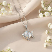 Oceanic Charm Fish Necklace